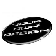 Wheel Badges in 3D Domed Gel Custom Design Wheel Centre Badges Stickers Decals Set of 4